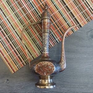 Vintage Brass Middle Eastern Teapot Boho India